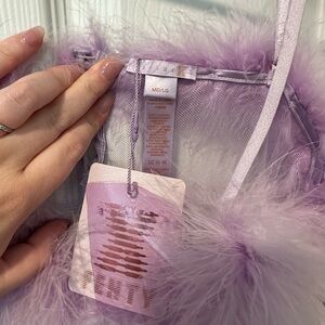 Savage x Fenty Sheer Feathered Jumpsuit